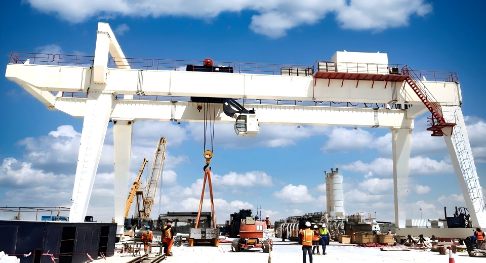 60T Double Beam Gantry Crane - Qatar Project | Henan Hengkun Crane