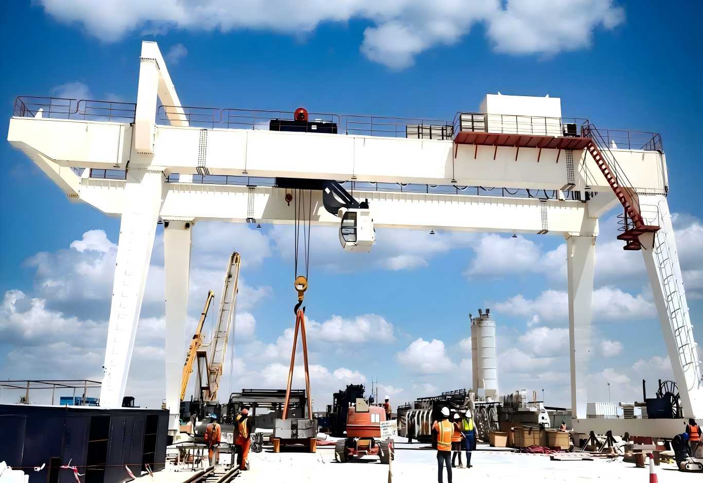 60T Double Beam Gantry Crane - Qatar Project | Henan Hengkun Crane
