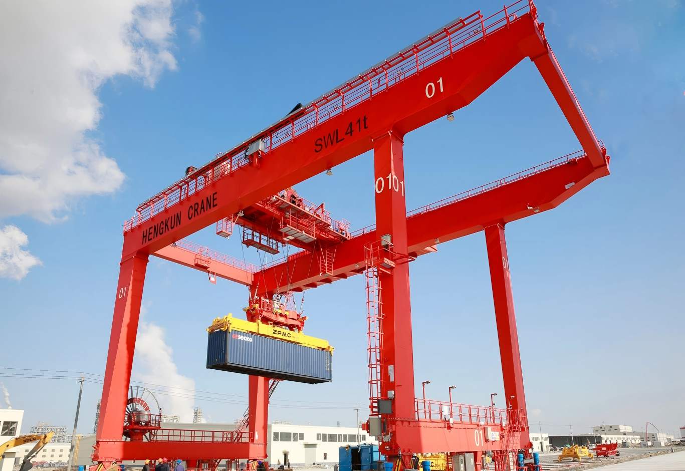 41T Rail Mounted Container Gantry Crane - Qingdao Port Project