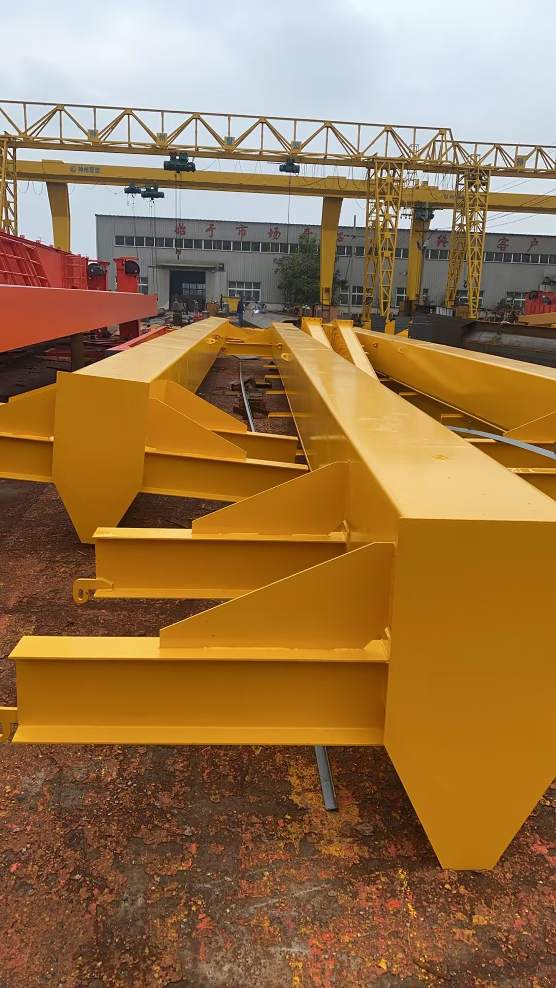 10T Low Headroom Single Girder Gantry Crane Successfully Shipped to Indonesian Steel Coil Factory