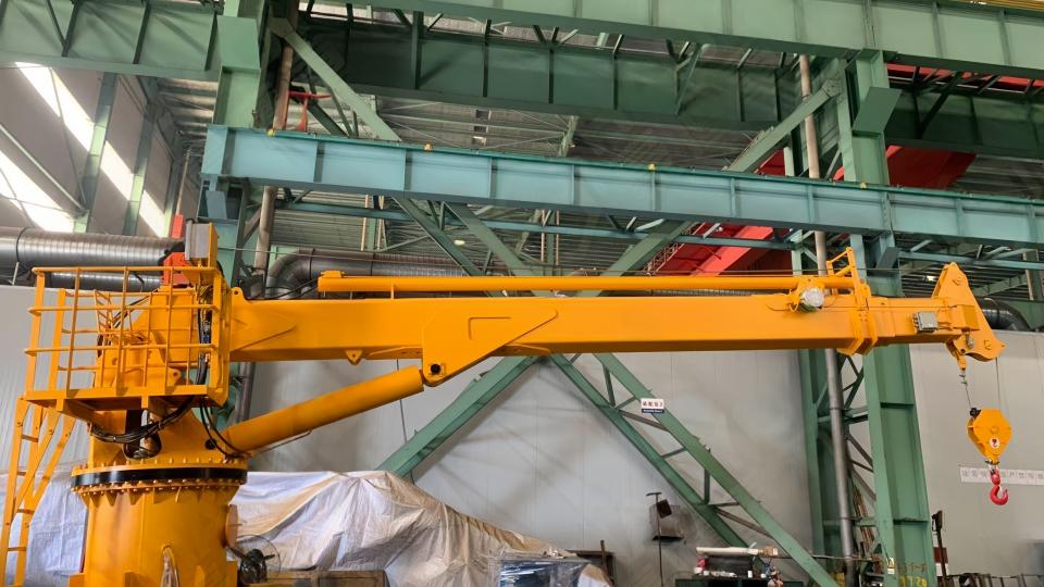Telescopic Boom Marine Crane